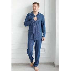 Мужская пижама Комфорт синяя