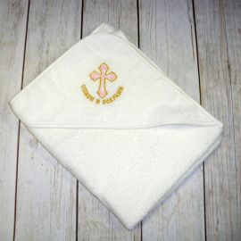 Полотенце крестильное для девочки