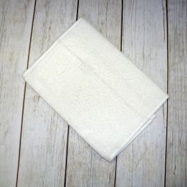 Махровое полотенце белое, 40х70 см.